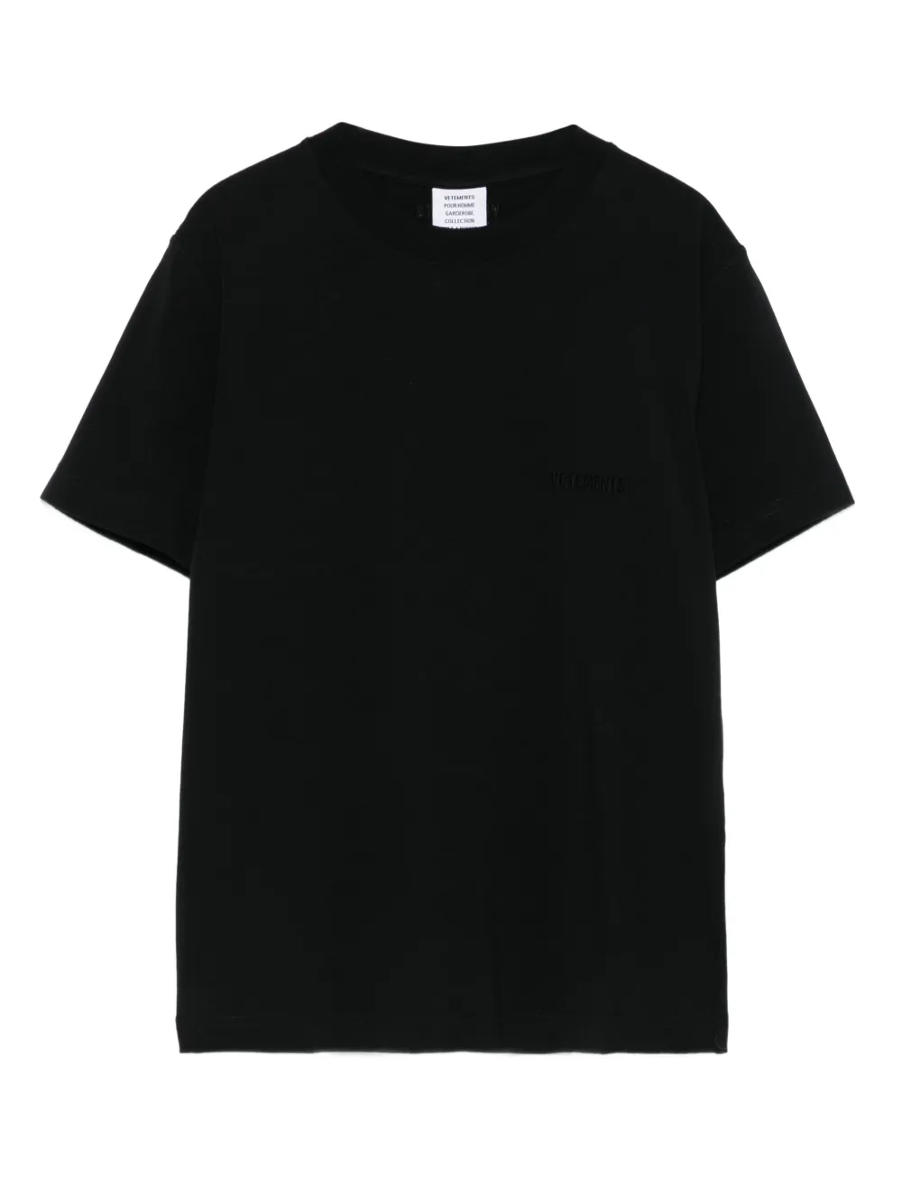 VETEMENTS T-shirt met ronde hals Zwart