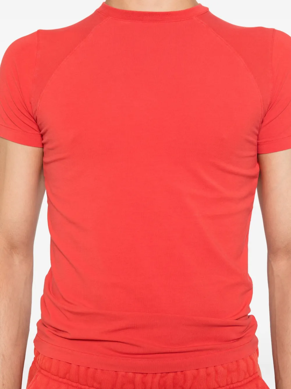 ENTIRE STUDIOS T-shirt met raglanmouwen Rood