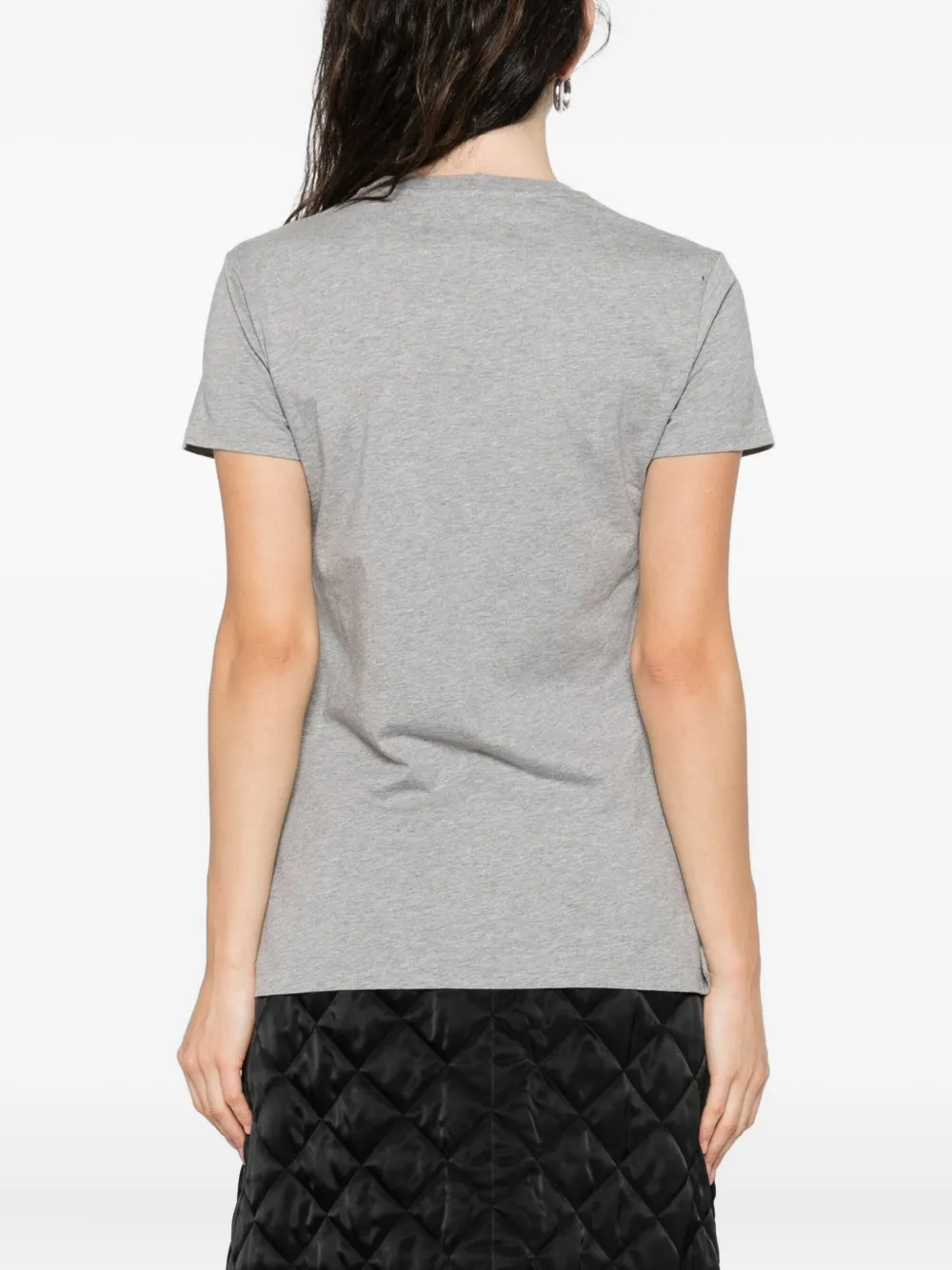 Vivienne Westwood Orb-embellished Cotton T-shirt In Gray