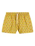 Sundek x Pelo Foundation dog-print swim shorts - Yellow