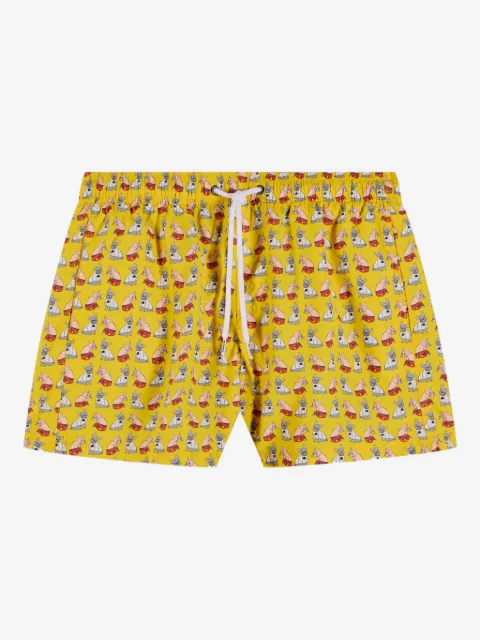 Sundek x Pelo Foundation dog-print swim shorts