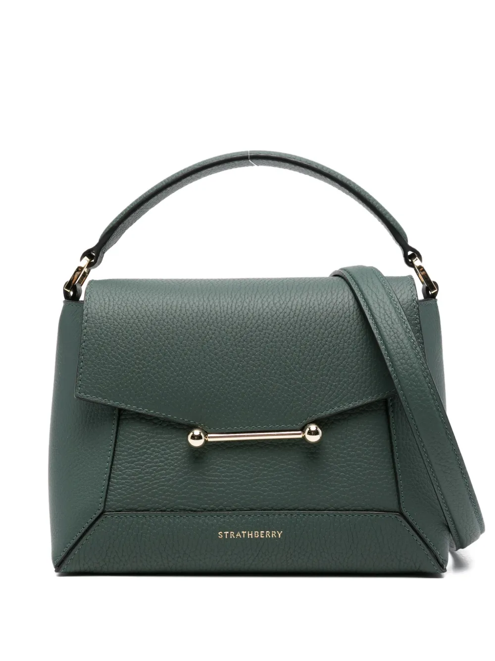 Strathberry Mosaic Tote Bag In Green