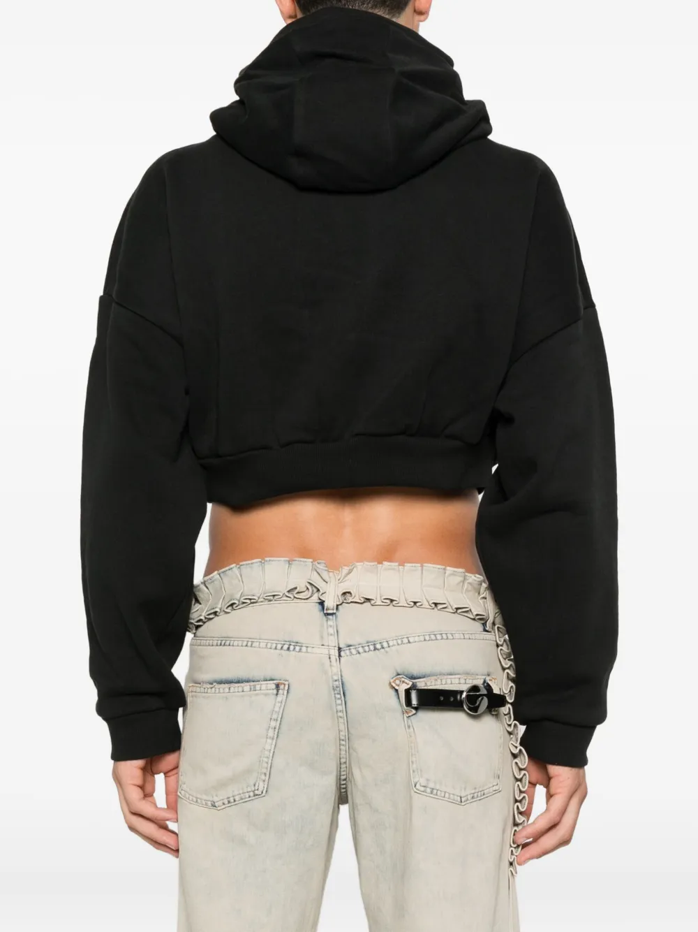 ENTIRE STUDIOS Sweater van biologisch katoen Zwart