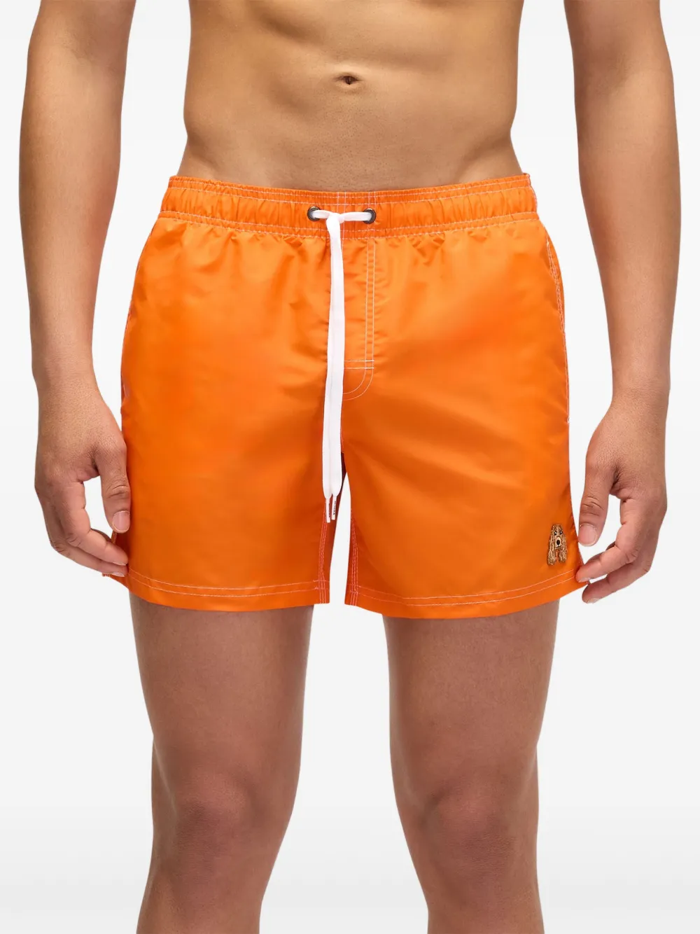 Sundek x Pelo Foundation gestreepte zwembroek Oranje