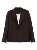 Séfr peak-lapels blazer - Brown