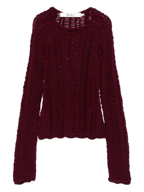 Séfr open-knit sweater