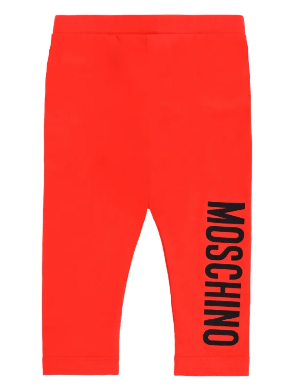 Moschino Kids ロゴ レギンス | レッド | FARFETCH JP