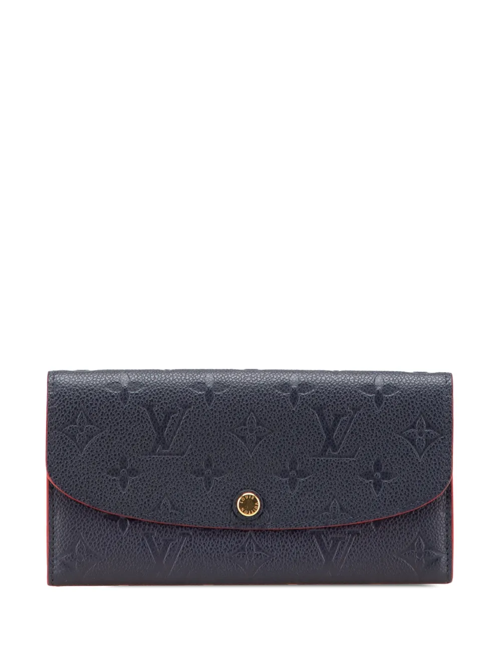 Louis Vuitton Pre-Owned 2020 モノグラム アンプラント エミリー ウォレット 長財布 - ブルー Louis Vuitton Pre-Owned 2020 モノグラム アンプラント エミリー ウォレット 長財布 - ブルー