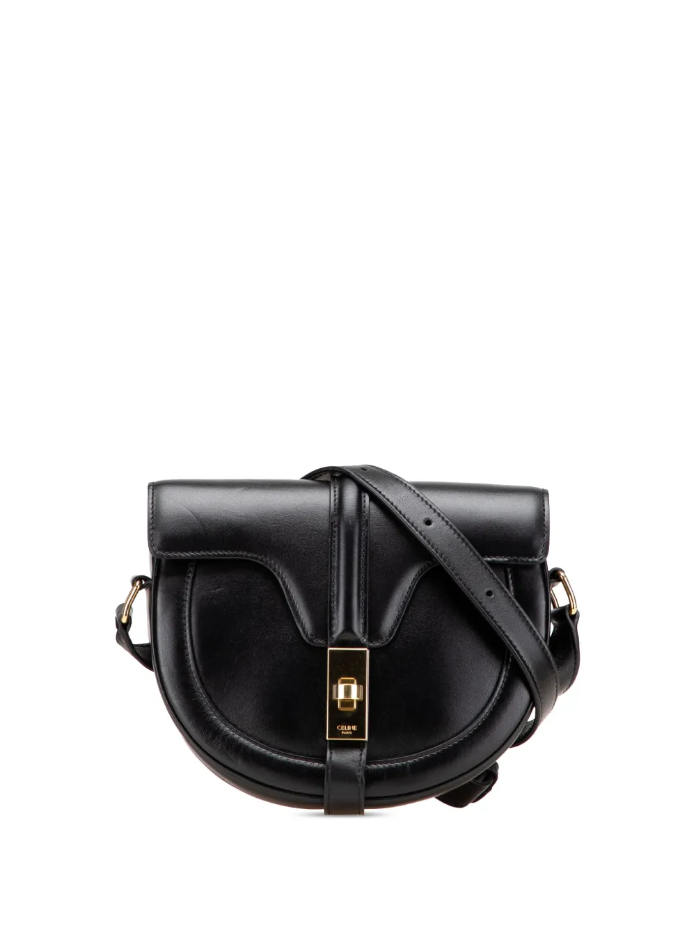 Céline Pre-Owned 2019 Small Calfskin Besace 16 crossbody bag - ブラック Céline Pre-Owned 2019 Small Calfskin Besace 16 crossbody bag - ブラック