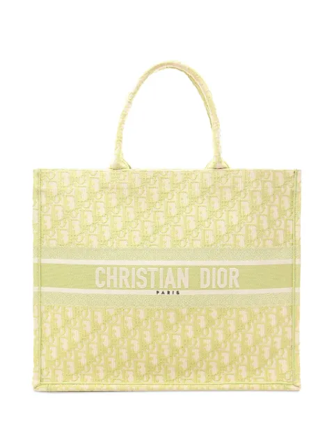Christian Dior Pre-Owned 2000-2025 Large Oblique Canvas Book tote bag