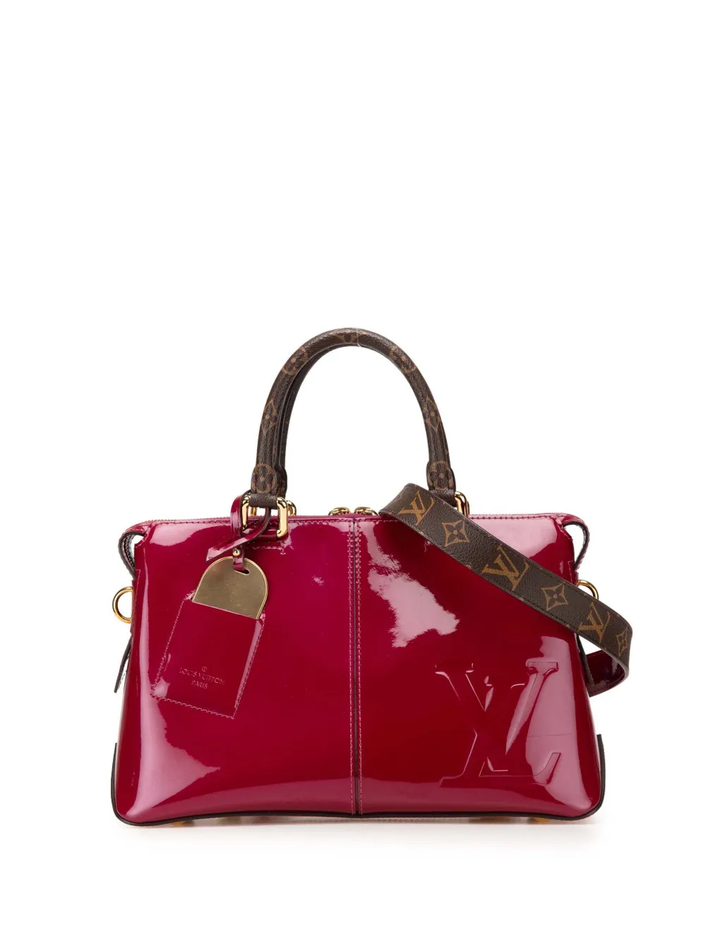 Louis Vuitton Pre-Owned 2018 ヴェルニ ミロワール サッチェルバッグ - パープル Louis Vuitton Pre-Owned 2018 ヴェルニ ミロワール サッチェルバッグ - パープル