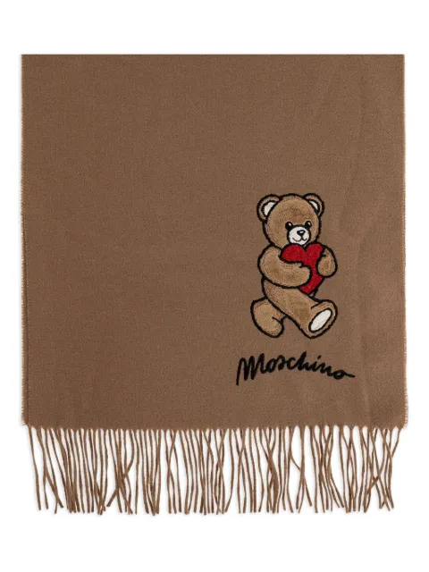 Moschino mascada con corazón bordado