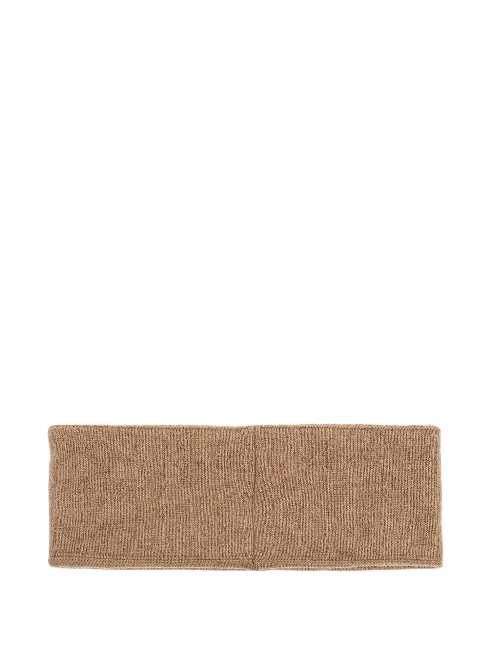 Moschino logo-intarsia headband Bruin