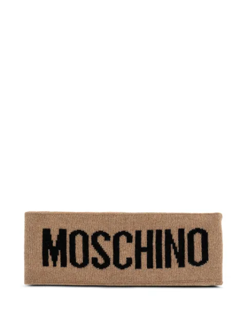 Moschino logo-intarsia headband