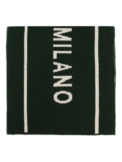 Moschino Milano-logo scarf
