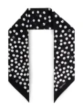 Moschino polka dot-print scarf - Black