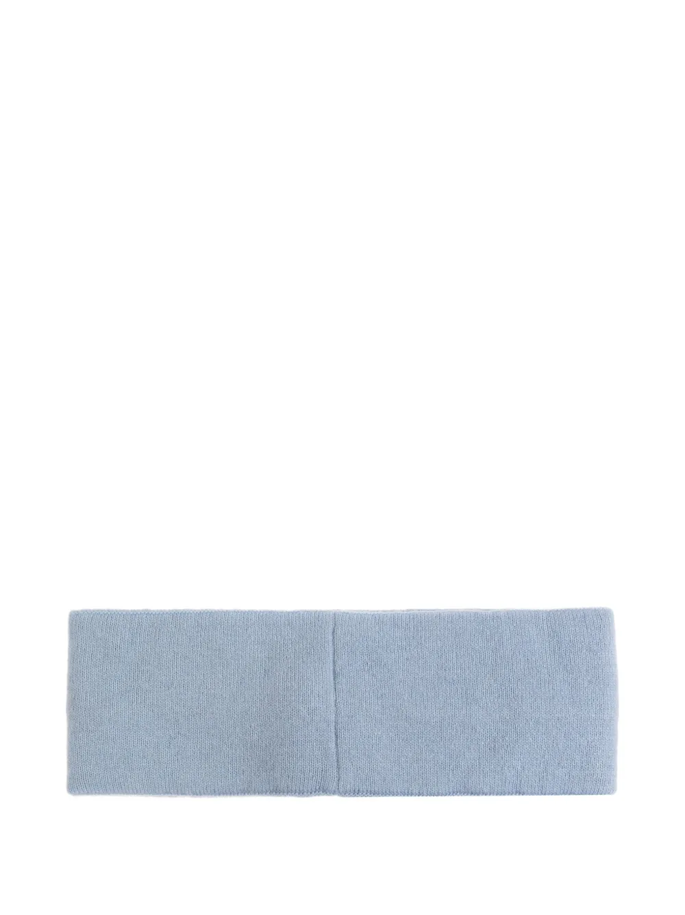 Moschino Logo-embroidered Headband In Blue