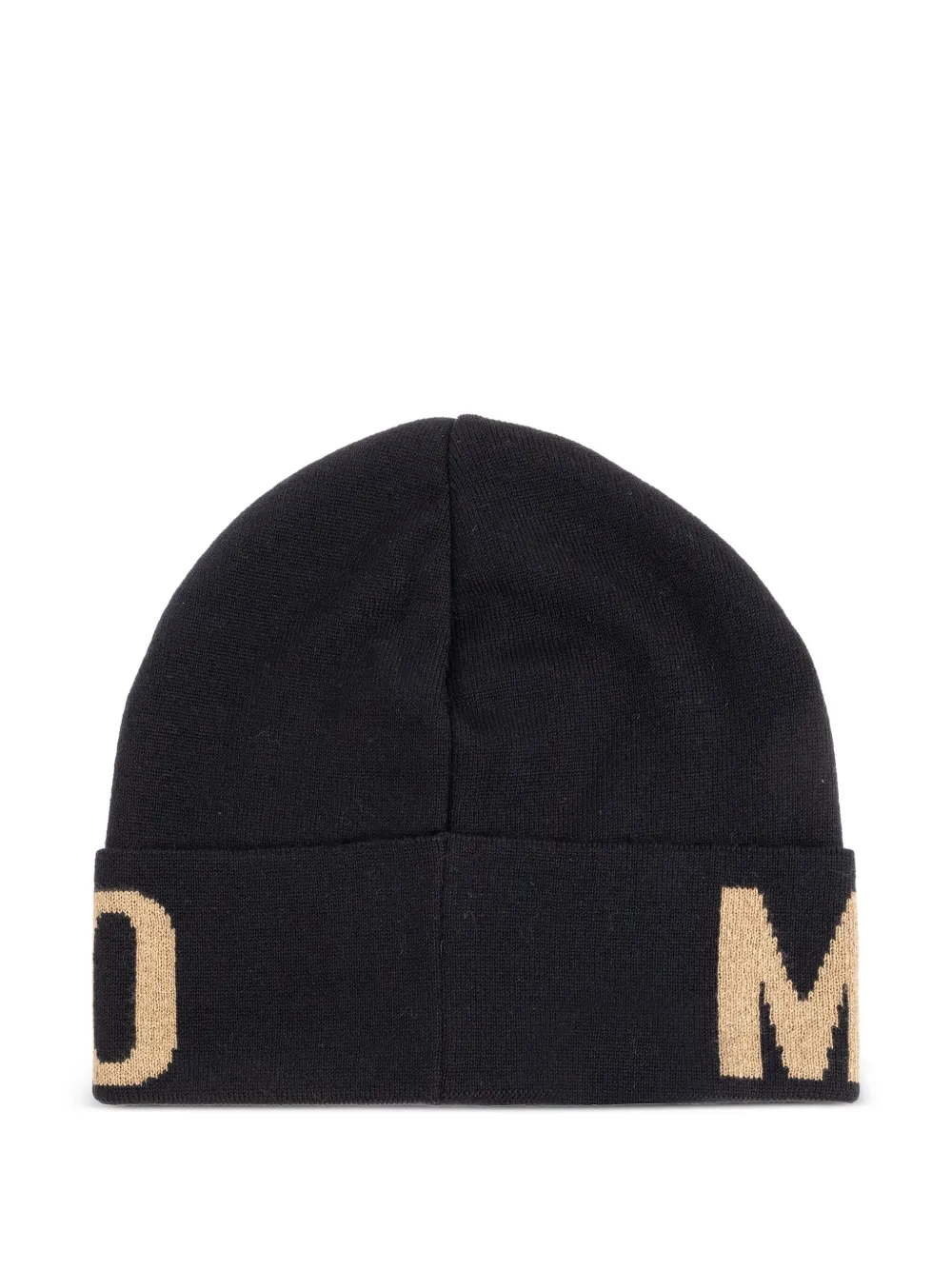 Moschino Muts met logodetail Zwart