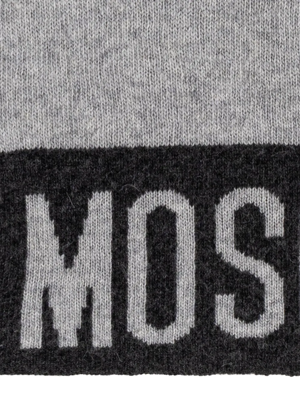 Moschino Sjaal met logo Grijs