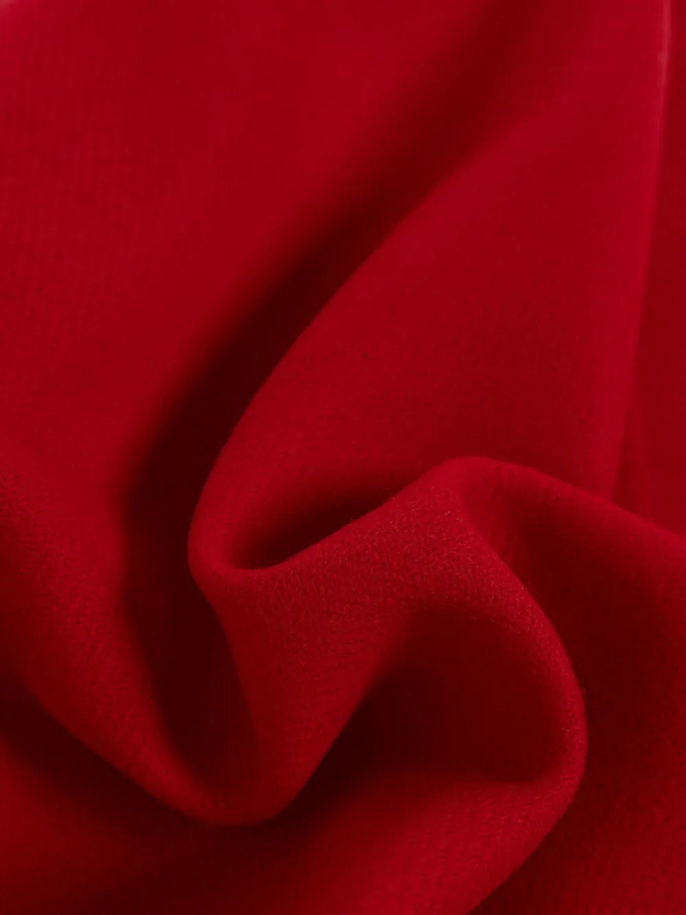 Moschino teddy bear-embroidered fringed scarf Rood