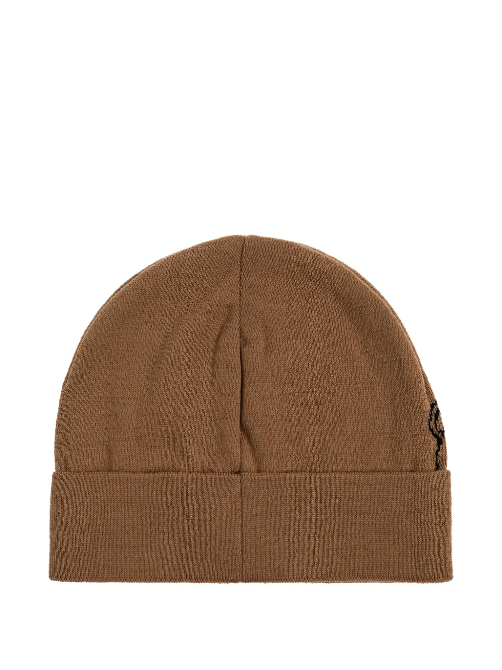 Moschino teddy-print logo beanie Bruin