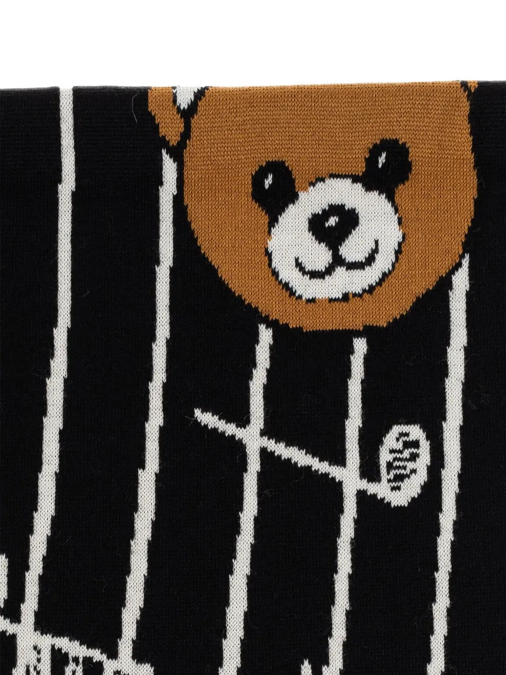 Moschino Sjaal met print Zwart