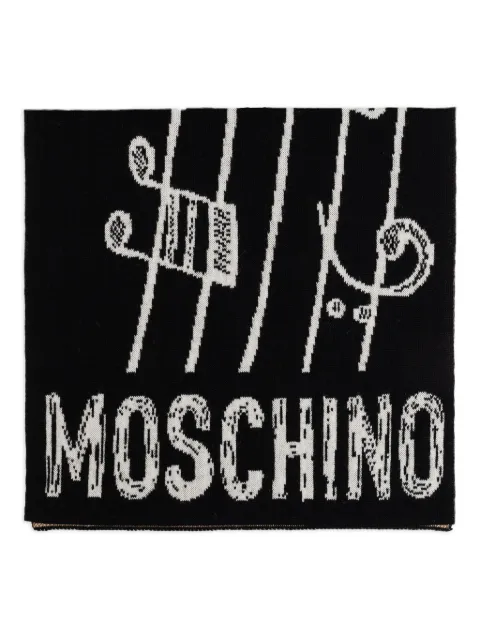 Moschino print scarf