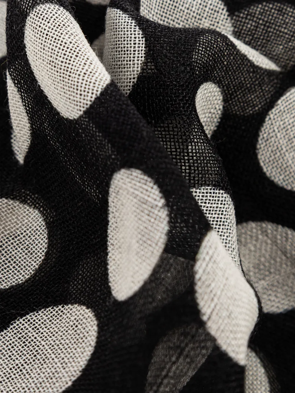 Moschino polka-dot pattern scarf Zwart