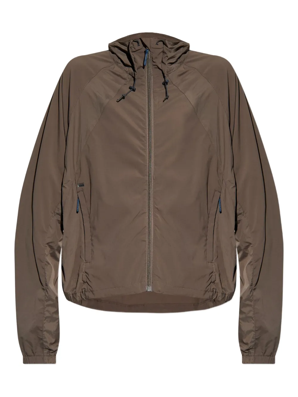 RETHINKIT STUDIOS hooded zip-front jacket | Brown | Image 1