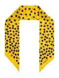 Moschino polka dot-print scarf - Yellow