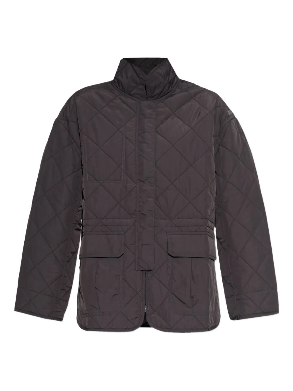RETHINKIT STUDIOS quilted diamond-pattern jacket | Black | Image 1
