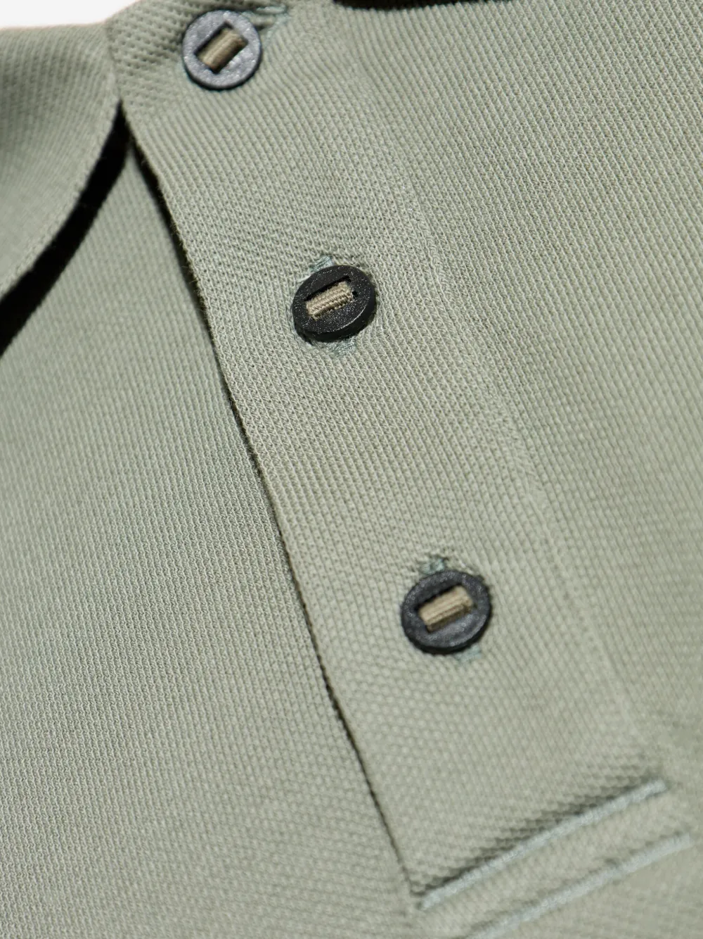 Canada Goose logo-patch polo shirt Groen