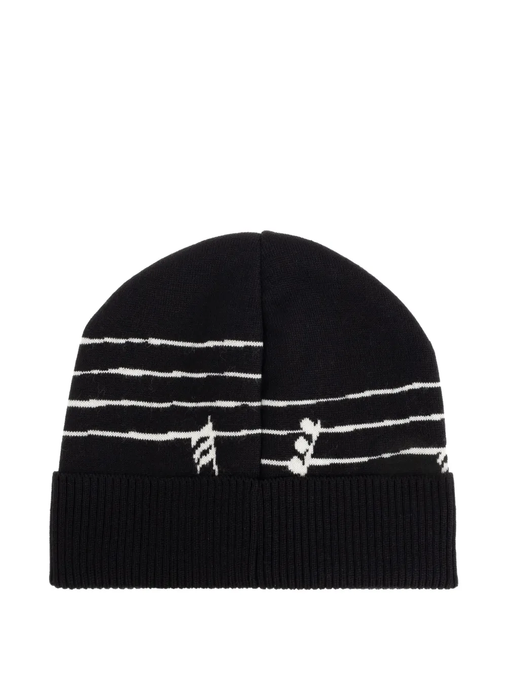 Moschino teddy-bear beanie Zwart