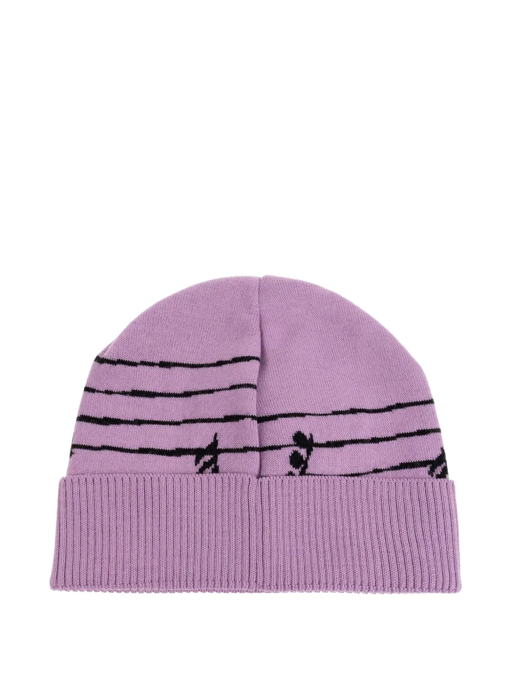 Moschino teddy-bear beanie Paars