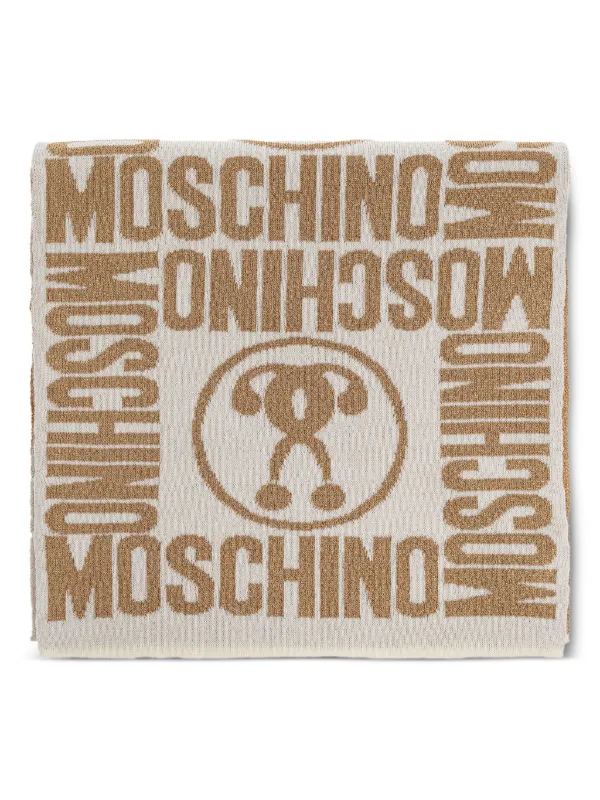 【MOSCHINO】テディベア スカーフ Moschino テディベア スカーフ | ブルー | FARFETCH JP