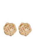 Magda Butrym rose-shaped earrings - Gold