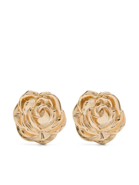 Magda Butrym rose-shaped earrings