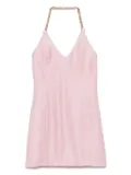 Versace Pre-Owned 2000s chain halter dress - Pink