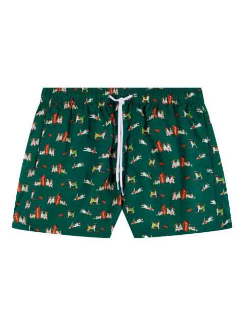 Sundek x Pelo Foundation dog-print swim shorts