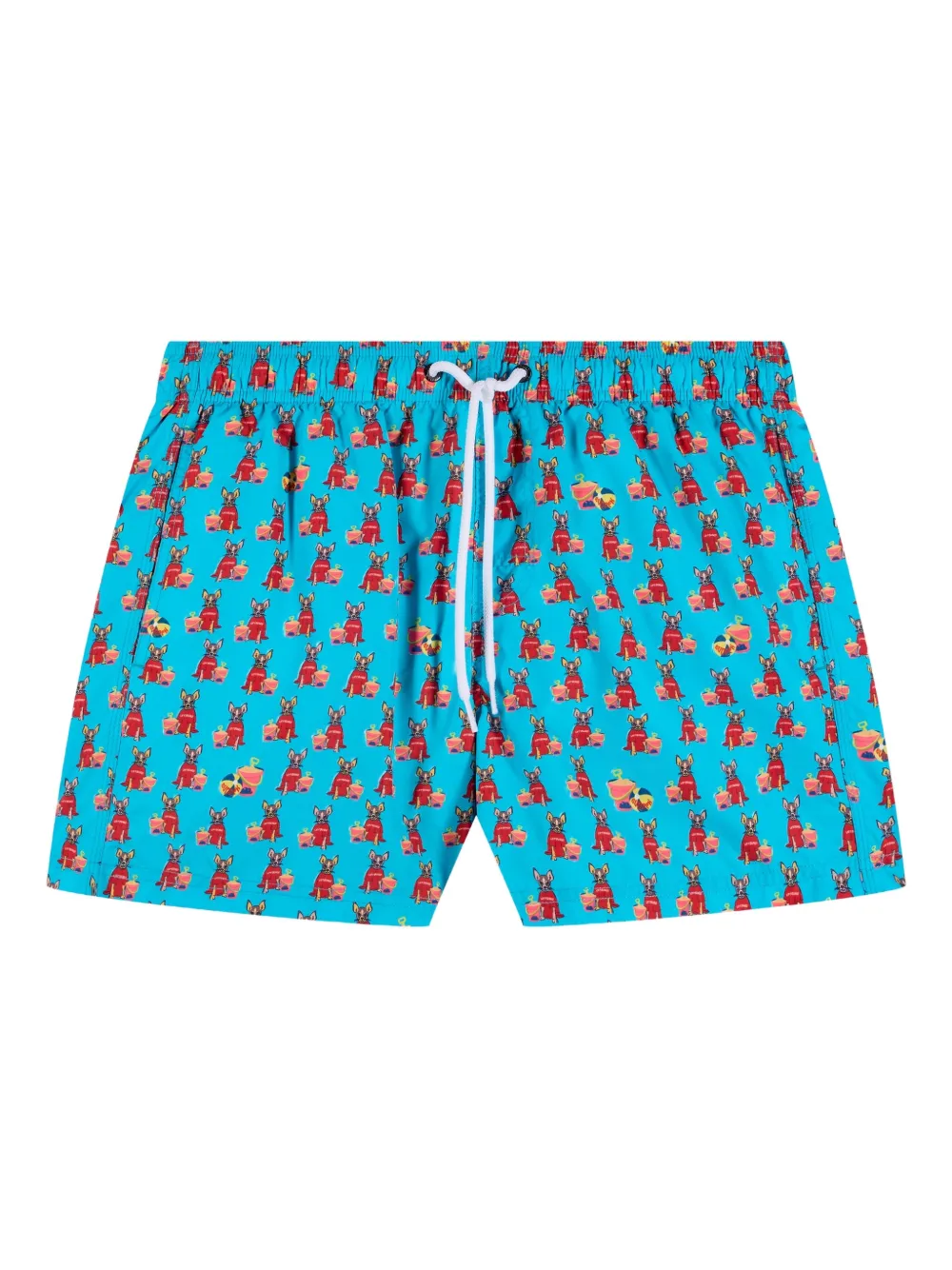 Sundek x Pelo Foundation zwembroek met hondenprint Blauw