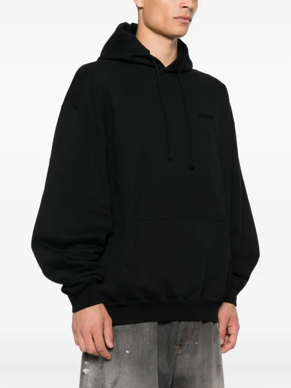 k*a様 VETEMENTS ヴェトモン ブラックパーカー VETEMENTS (ヴェトモン) SS26 ロゴパーカー ICONIC LOGO HOODIE