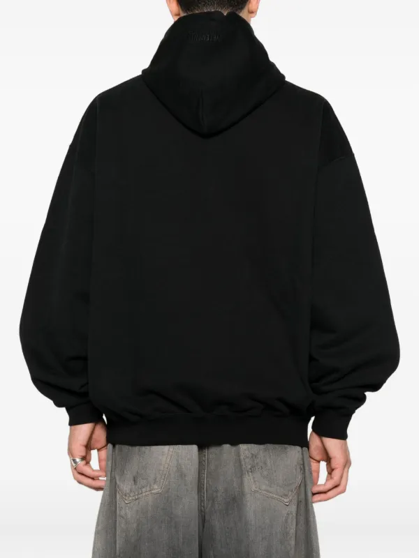 VETEMENTS ロゴ パーカー | ブラック | FARFETCH JP