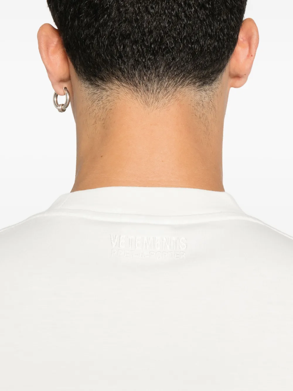 VETEMENTS Katoenen T-shirt Wit