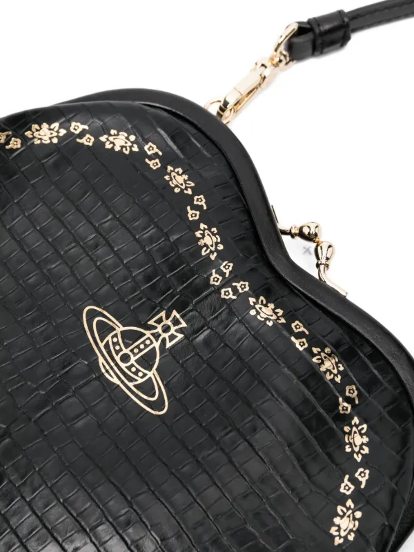 Vivienne Westwood Belle Heart Frame バッグ ミニ | ブラック Vivienne Westwood Belle Heart Frame バッグ ミニ | ブラック