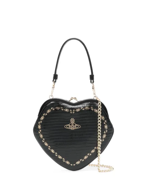 Vivienne Westwood 벨 하트 프레임 장식 미니 백