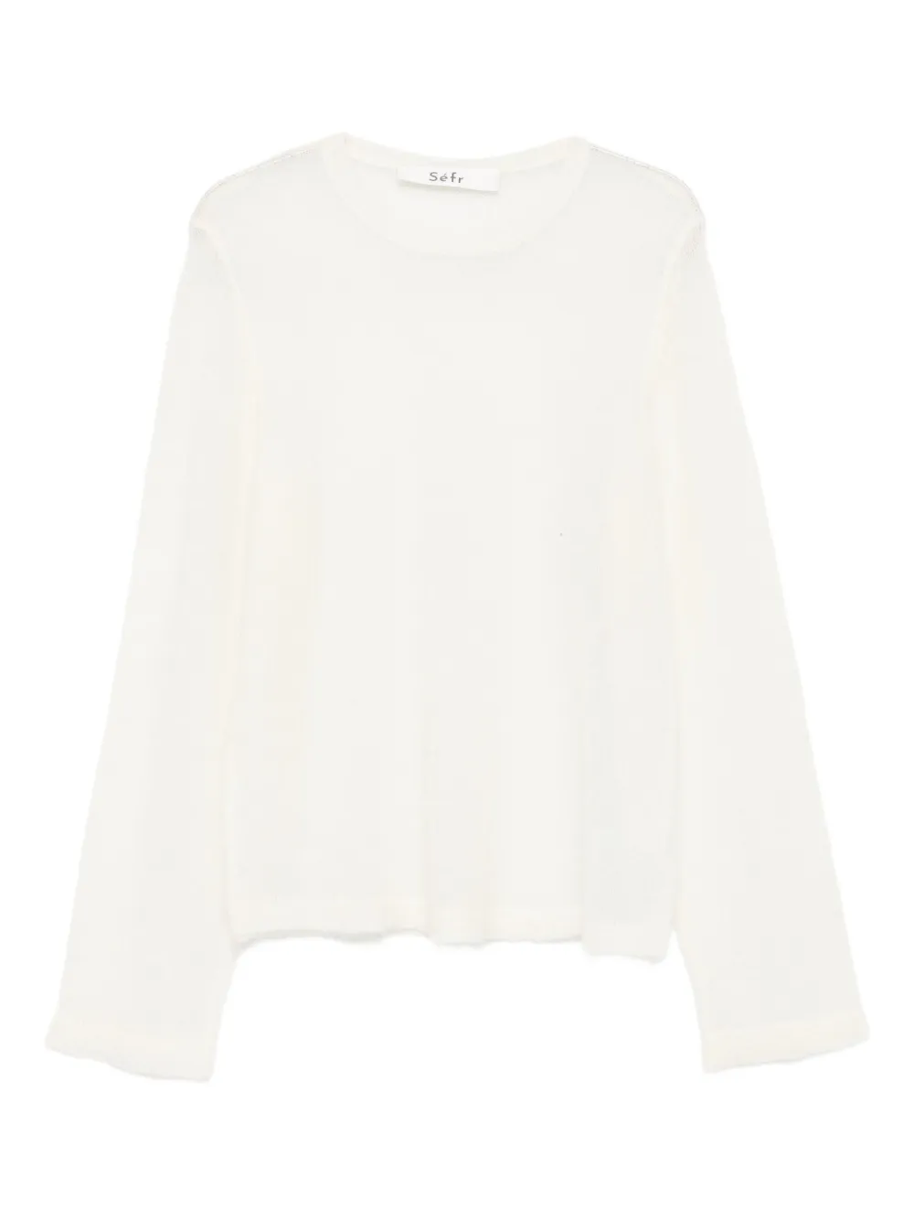 Les semi-sheer T-shirt