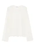 Séfr Les semi-sheer T-shirt - White