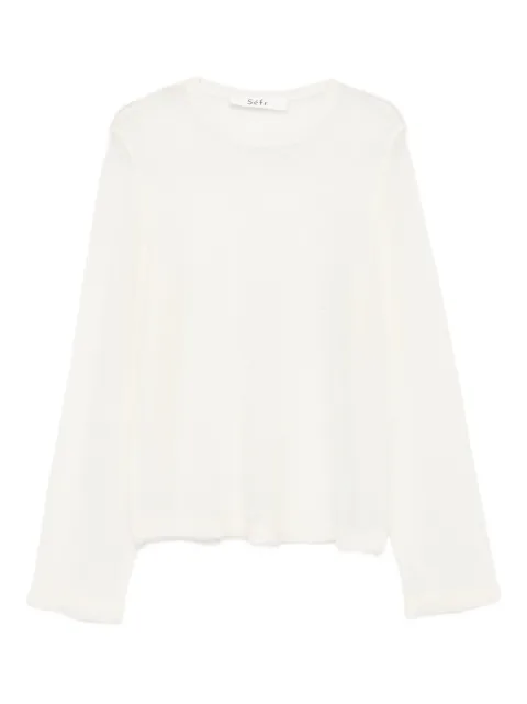 Séfr Les semi-sheer T-shirt