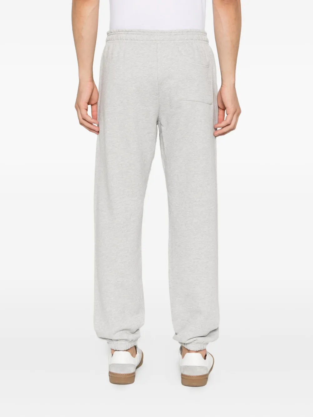 Entire Studios Elastic-cuffed Cotton Sweatpants In Gray