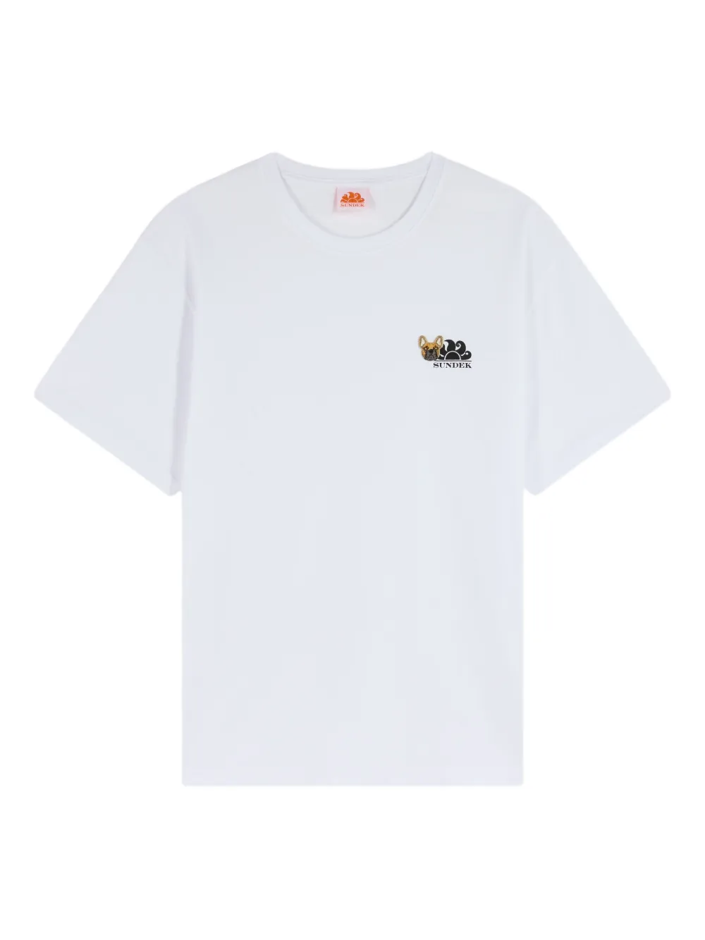 Sundek x Pelo Foundation T-shirt met borduurwerk Wit